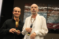 Hervé Blondon (Prema) au colloque de la FFY qui s'est tenu à Sherbrooke au Québec en octobre 2011 recevant le prix Parvati